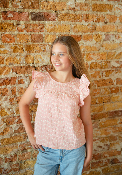 Pretty Pretty tie back blouse