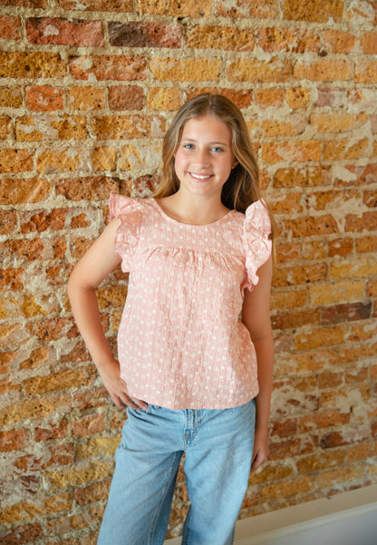 Pretty Pretty tie back blouse