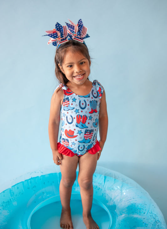 Liberty Boots swimsuit